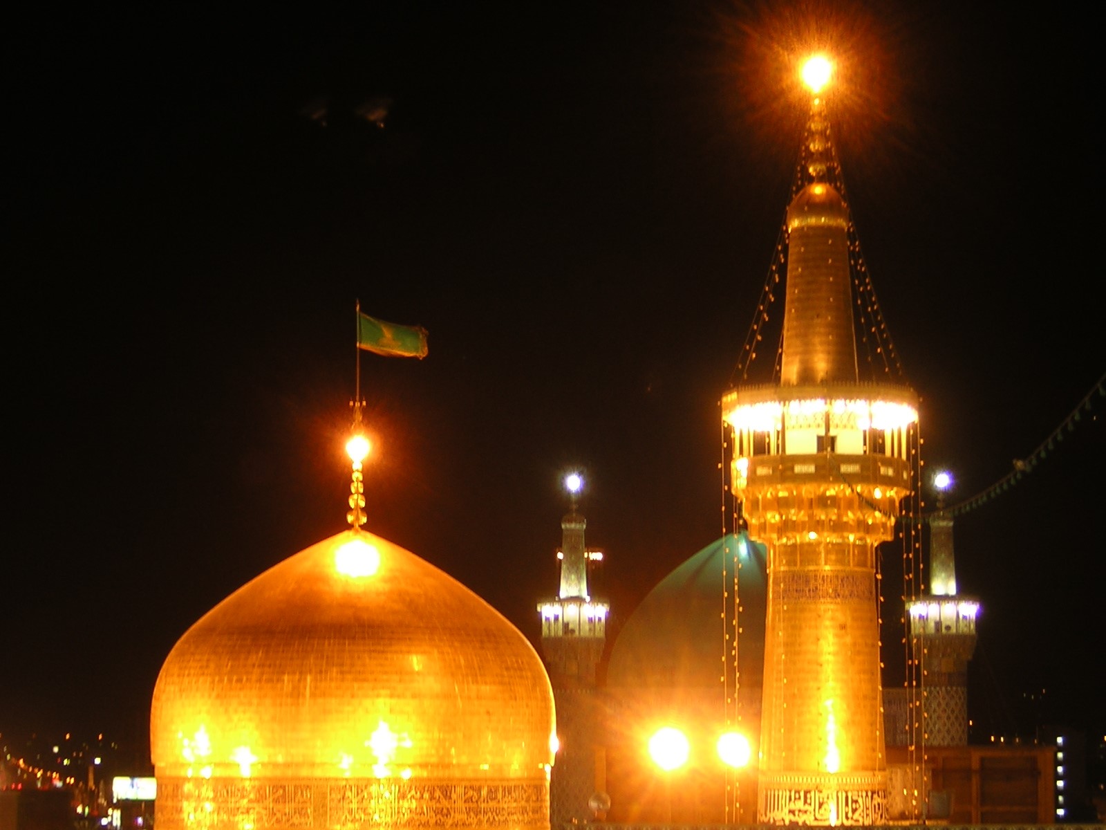 عکس از گنبد امام حسین